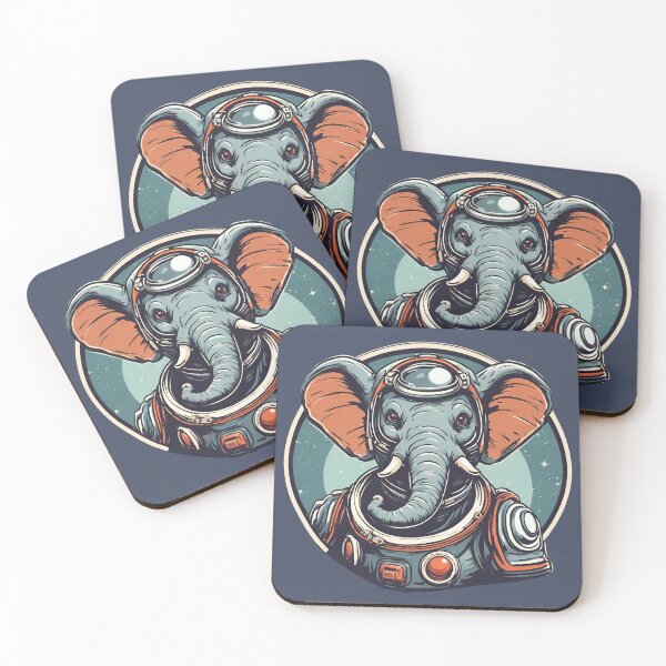 Item preview, Space Cadet Elephant designed and sold by cozyvintage.