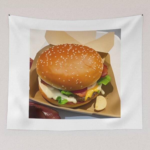 Item preview, Burger Illustration  designed and sold by Grafititee.