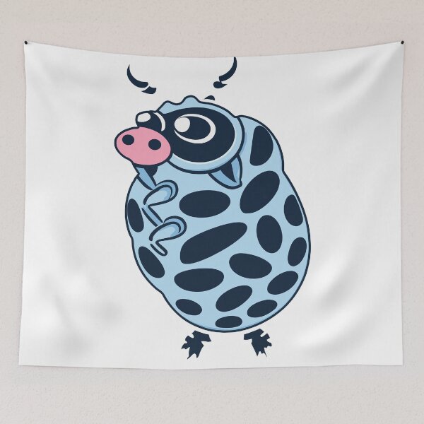 Item preview, dairy cow isopod designed and sold by DrawHandArt.