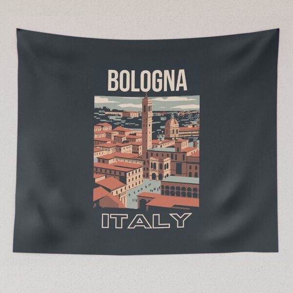 Item preview, A Vintage Travel Art of Bologna - Italy  designed and sold by GoodOldVintage.