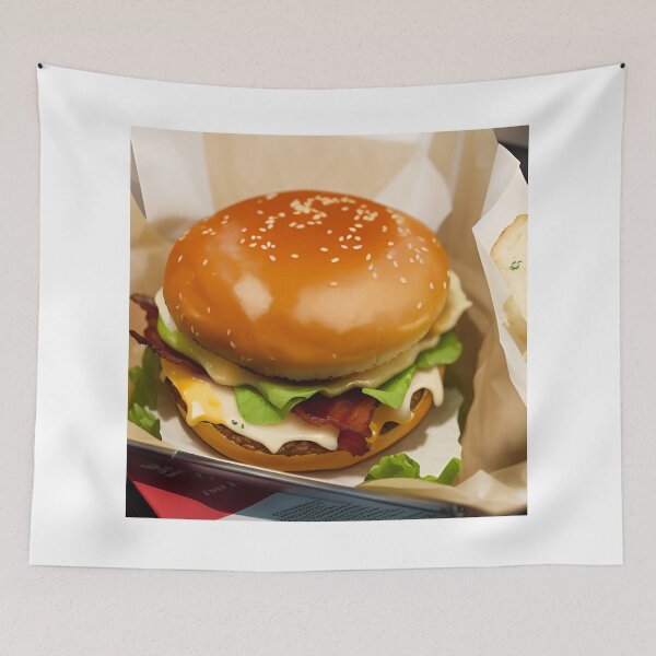 Item preview, Burger Illustration  designed and sold by Grafititee.