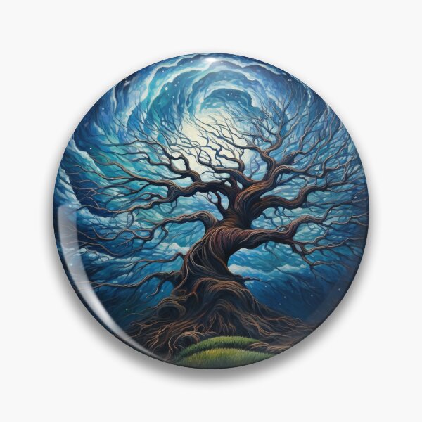 Item preview, Twisted Tree Blue designed and sold by imagi-naition.