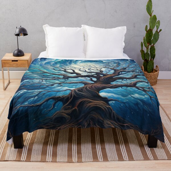 Item preview, Twisted Tree Blue designed and sold by imagi-naition.