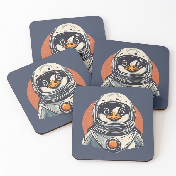 Item preview, Space Cadet Penguin designed and sold by cozyvintage.