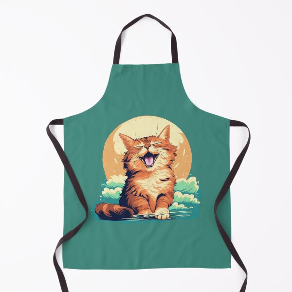 Artikelvorschau, Lachende Katze entworfen und verkauft von Myra365Art.