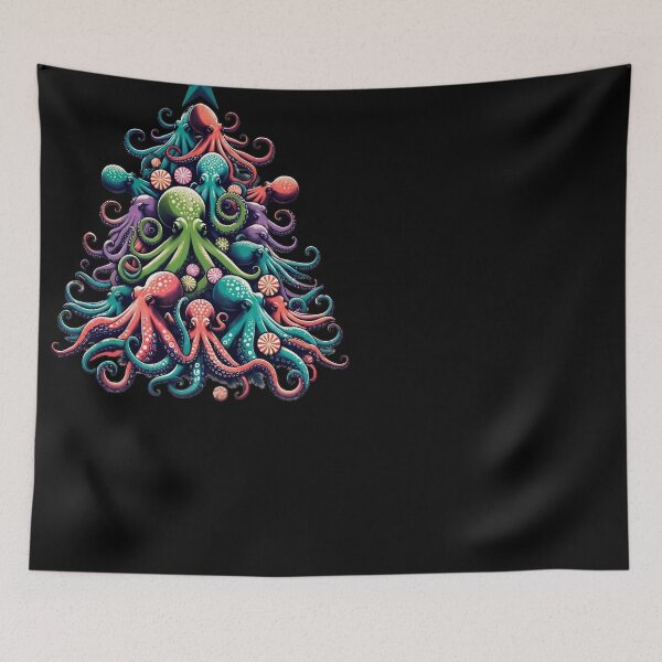 Item preview, Christmas Octopus Tree designed and sold by WorldByFlowers.