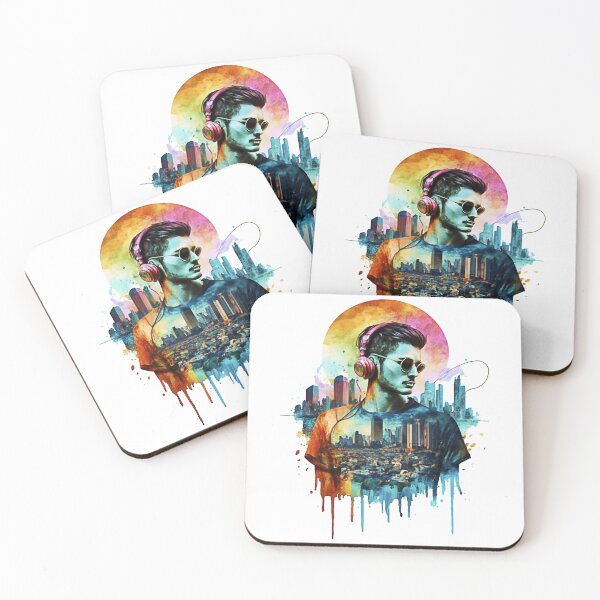 Item preview, music in the city designed and sold by NotesForMusic.