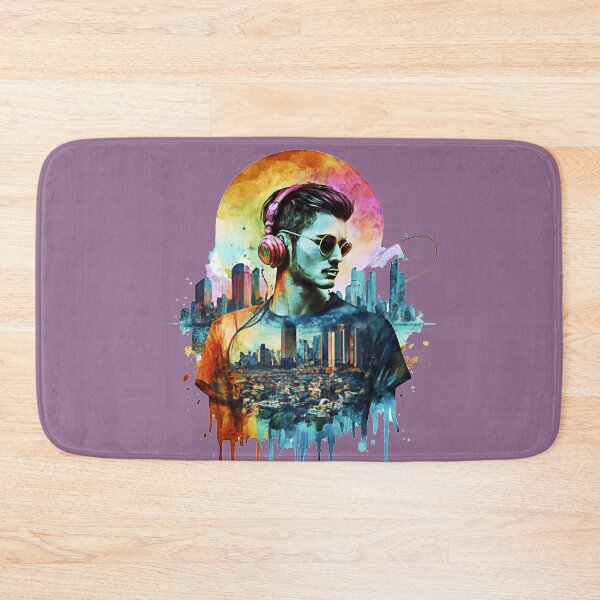 Item preview, music in the city designed and sold by NotesForMusic.
