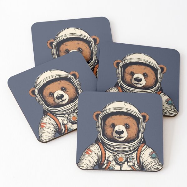 Item preview, Space Cadet Bear designed and sold by cozyvintage.
