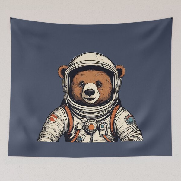 Item preview, Space Cadet Bear designed and sold by cozyvintage.