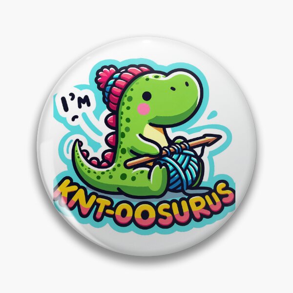 Artikelvorschau, Hilarious Kno-osaurus Funny Sticker entworfen und verkauft von The-Library.