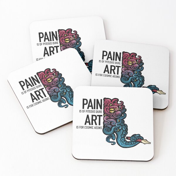 Item preview, Pain is temporary, art is forever, lovecraft designed and sold by EmyArt.
