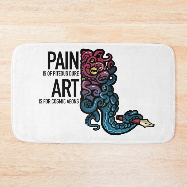 Item preview, Pain is temporary, art is forever, lovecraft designed and sold by EmyArt.