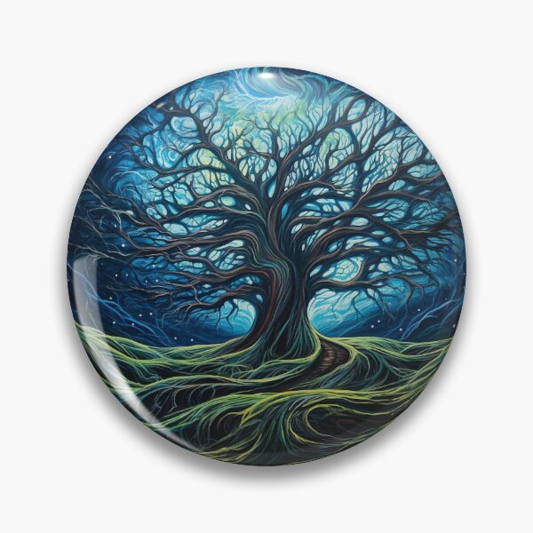 Item preview, Wooden Tree Blue designed and sold by imagi-naition.