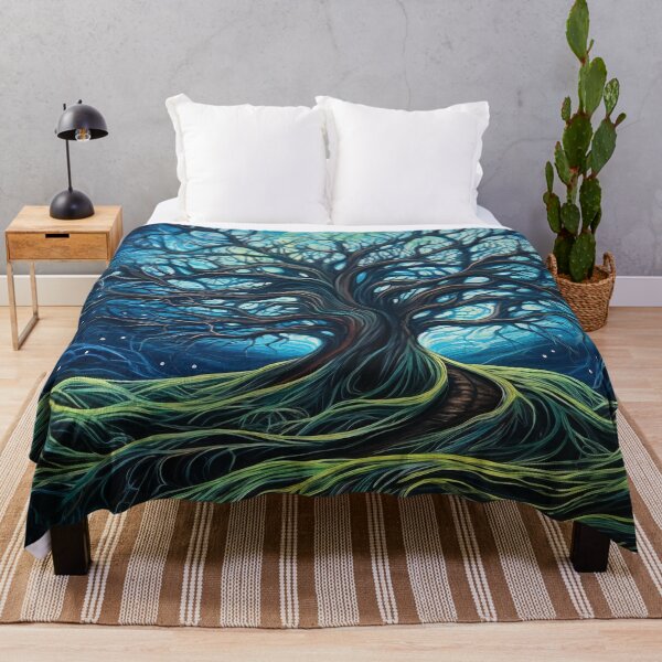 Item preview, Wooden Tree Blue designed and sold by imagi-naition.