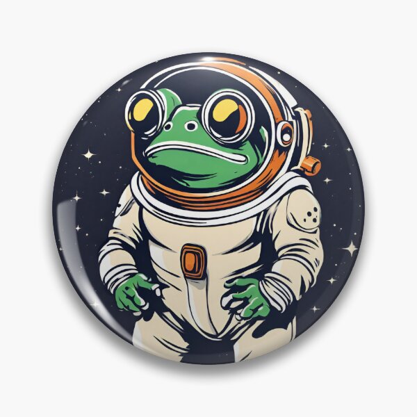 Item preview, Space Cadet Frog designed and sold by cozyvintage.