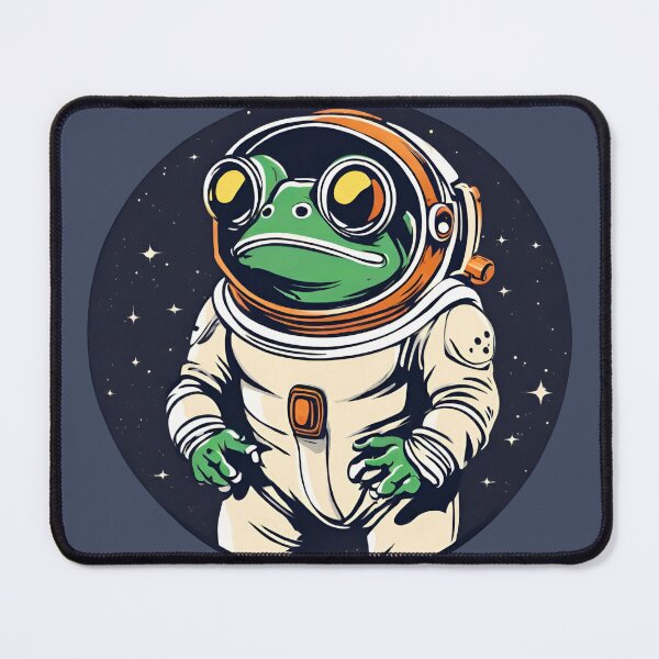 Item preview, Space Cadet Frog designed and sold by cozyvintage.