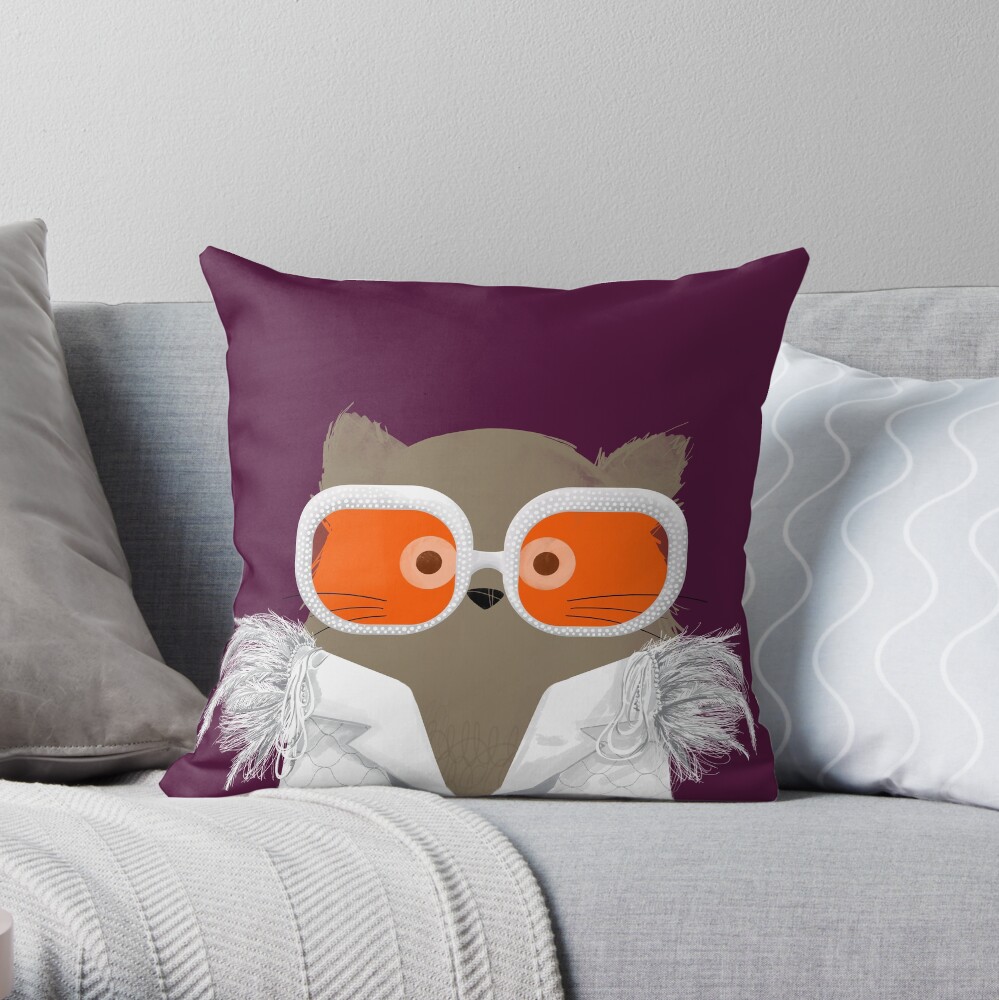 Item preview, Throw Pillow designed and sold by Doozal.