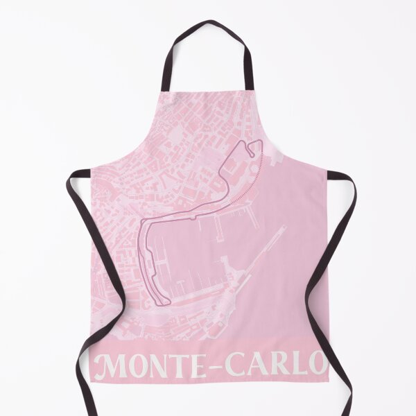 Item preview, Monaco Grand Prix | Pink Pastel Track Map | Formula 1 Track Design Gift designed and sold by MoshoboMakes.