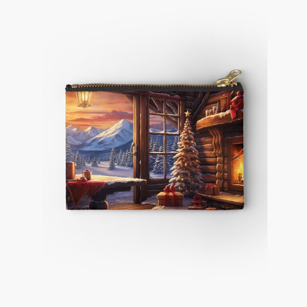 Item preview, Winter's Warmth Cozy Christmas Cabin designed and sold by Lamarcy.