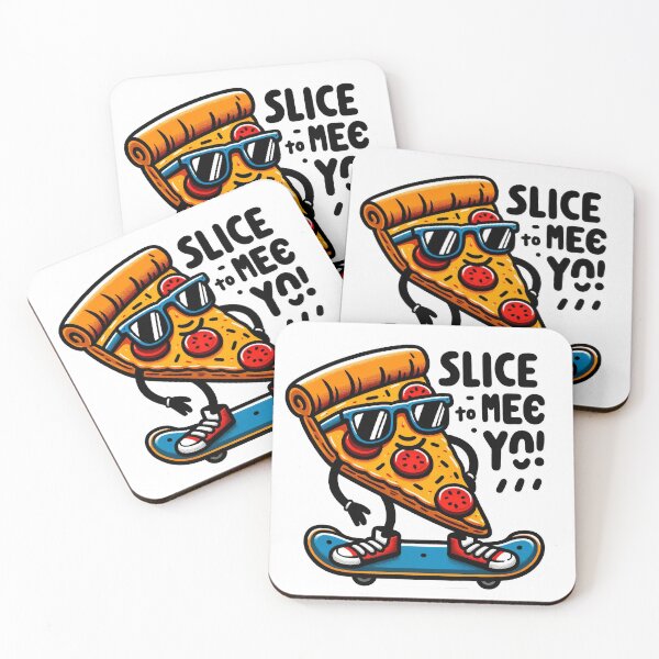 Item preview, Slice to Meet You - Funny Pizza Design designed and sold by The-Library.