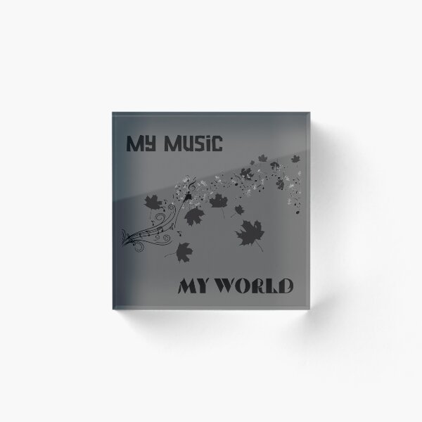Aperçu de l'œuvre Ma musique, mon monde créée et vendue par TakeThis4.