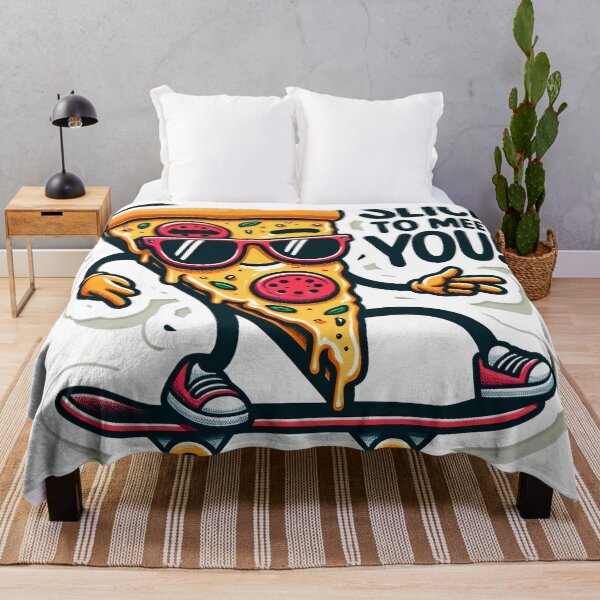 Aperçu de l'œuvre Slice to Meet You - Funny Pizza Design créée et vendue par The-Library.