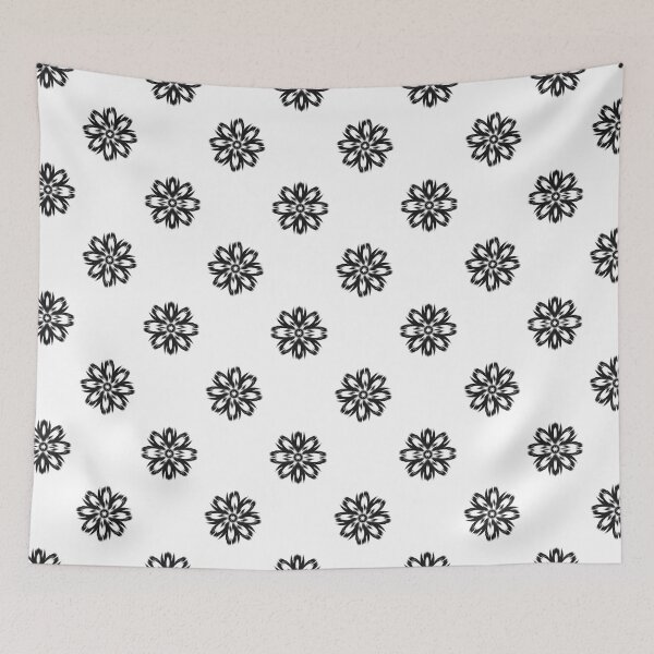 Item preview, Floral Patterns, Seamless Design, Nature Inspired, black and white  designed and sold by Nokart.