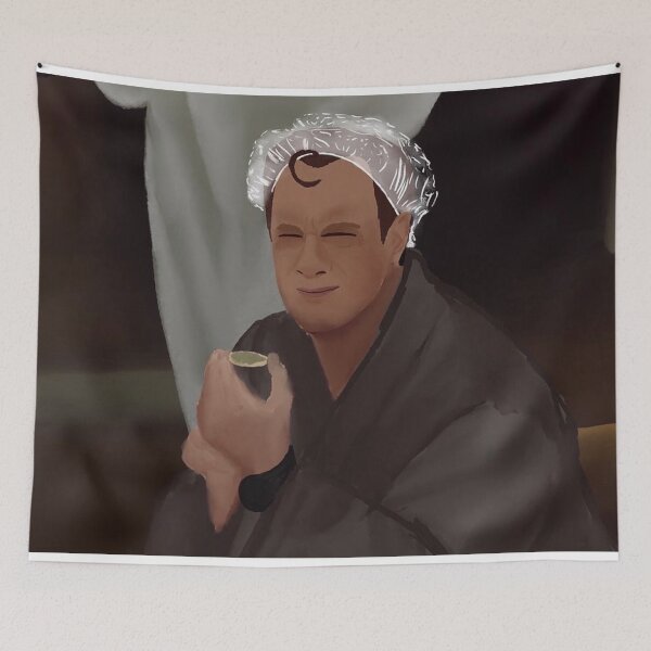 Item preview, Mr. Taking a Shower Guy Painting designed and sold by Hitmonlaw.