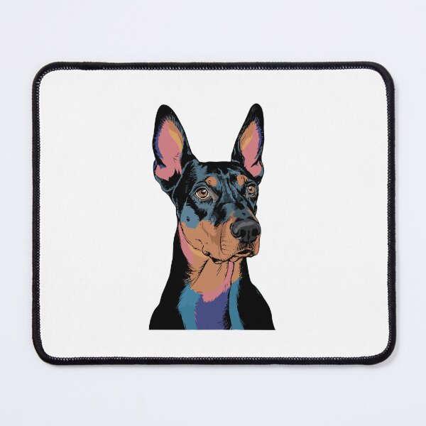 Item preview, Vintage Pop Art Natural Ear Doberman designed and sold by DrawHandArt.