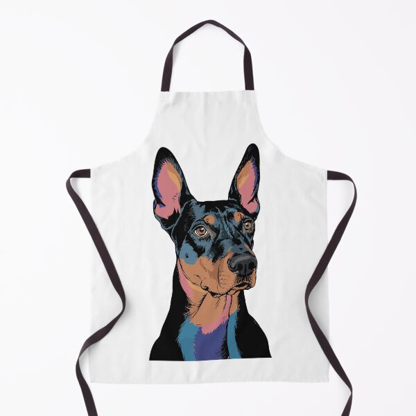 Item preview, Vintage Pop Art Natural Ear Doberman designed and sold by DrawHandArt.