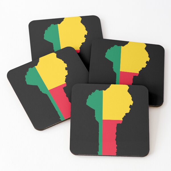 Item preview, Benin map designed and sold by feether-store.