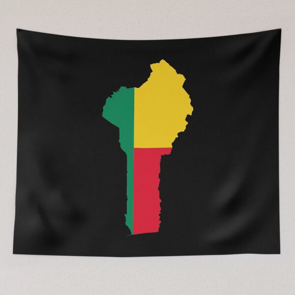 Item preview, Benin map designed and sold by feether-store.