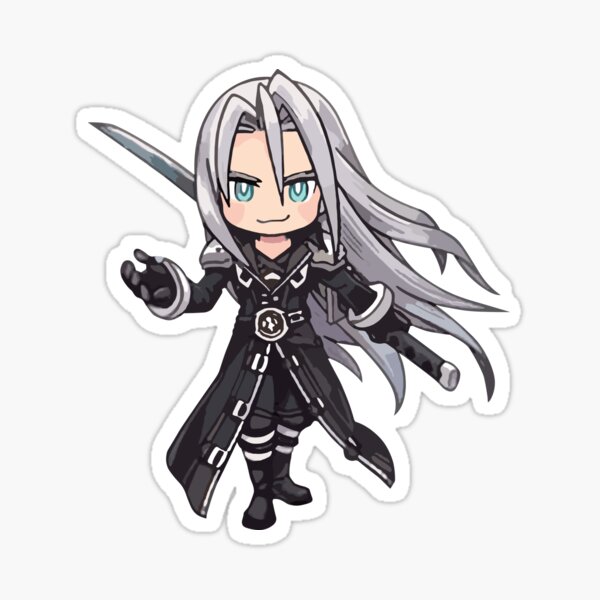 Item preview, Cute Sephiroth designed and sold by JamesCMarshall.