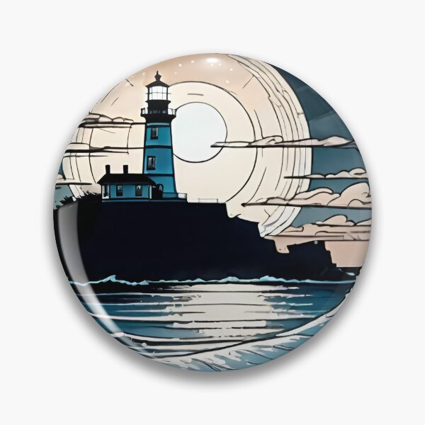 Item preview, Lonely Lighthouse in Winter designed and sold by Skyfactory1066.