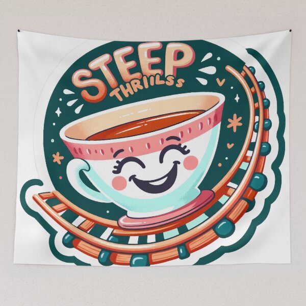 Item preview, Steep Thrilld - Hilarious Adventure Design designed and sold by The-Library.