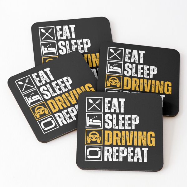 Item preview, Eat Sleep Driving Repeat designed and sold by Designx99Shirt.