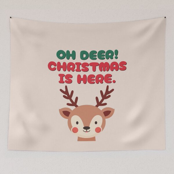 Item preview, Oh Deer Christmas Is Here | Christmas Is Here | Oh Deer!  designed and sold by Jollys-ArtShop.
