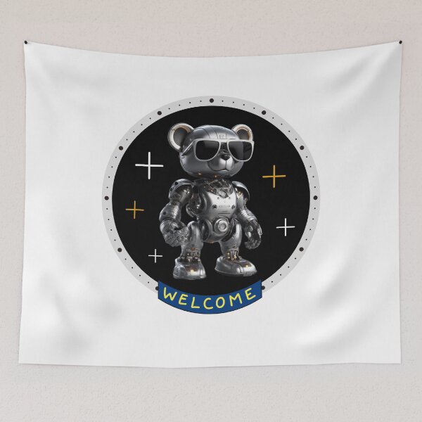 Item preview, Cool Bear Greetings: Artistic Welcome Display designed and sold by ALITTLETOWN.