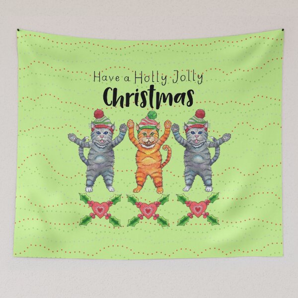Item preview, Have a Holly Jolly Christmas designed and sold by ShelleyYlstArt.