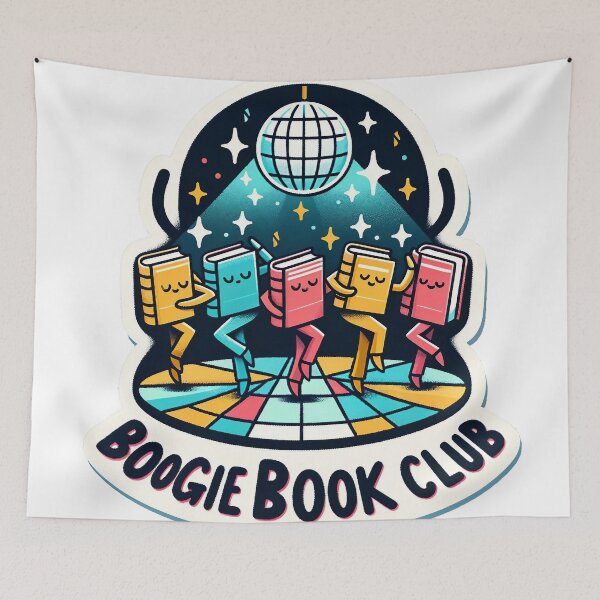 Item preview, Boogie Book Club - Hilarious Reading Design designed and sold by The-Library.