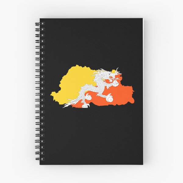 Item preview, Bhutan map designed and sold by feether-store.