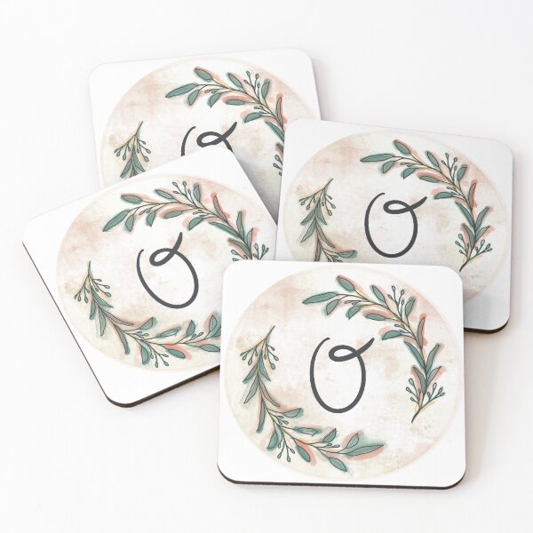 Item preview, Olive Wreath Monogram O designed and sold by RevivalCharm.