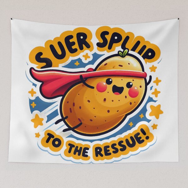 Item preview, Super Splup To the Rescue - Hilarious Heroic Design designed and sold by The-Library.