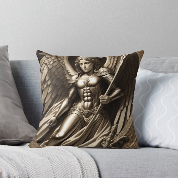 Item preview, A Renaissance Style Engraving of an Archangel designed and sold by Myahashaye.