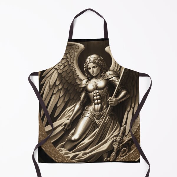 Item preview, A Renaissance Style Engraving of an Archangel designed and sold by Myahashaye.