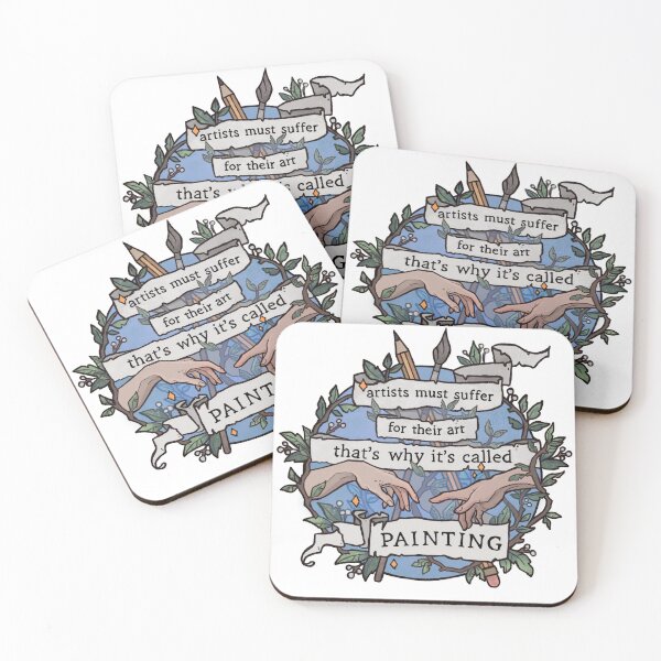 Item preview, Art is Pain | Art Nerds designed and sold by keyvei.