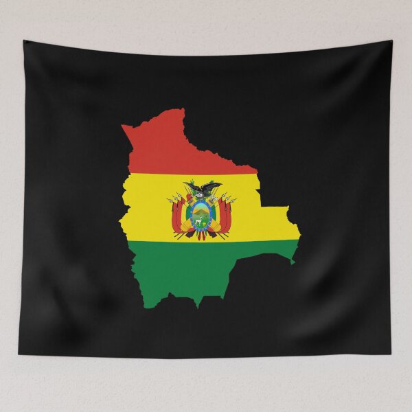 Item preview, Bolivia map designed and sold by feether-store.