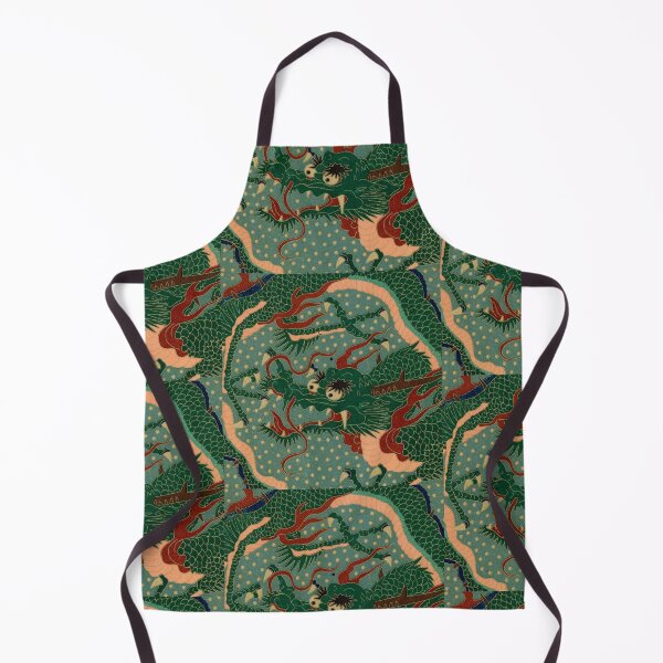 Item preview, Green Dragon Closeup designed and sold by VintageArtByIda.