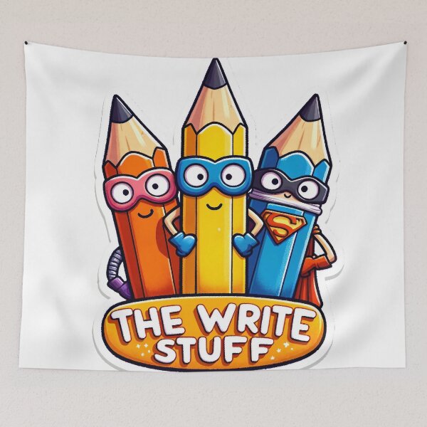 Item preview, We Write Stuff - Hilarious Writer's Design designed and sold by The-Library.